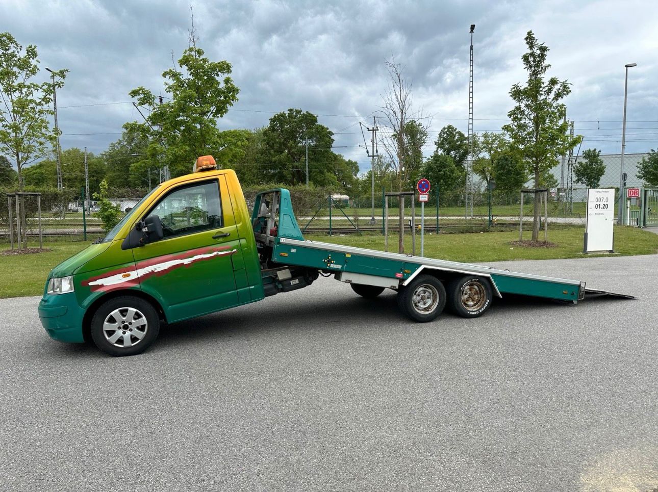 Auto repair shop interior
