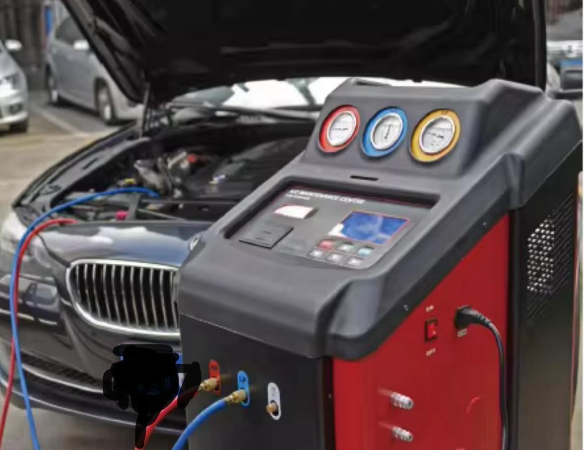 Auto repair shop interior